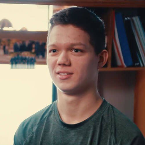 Christian Adams, an 18-year-old young man on an expedition down the Yukon River