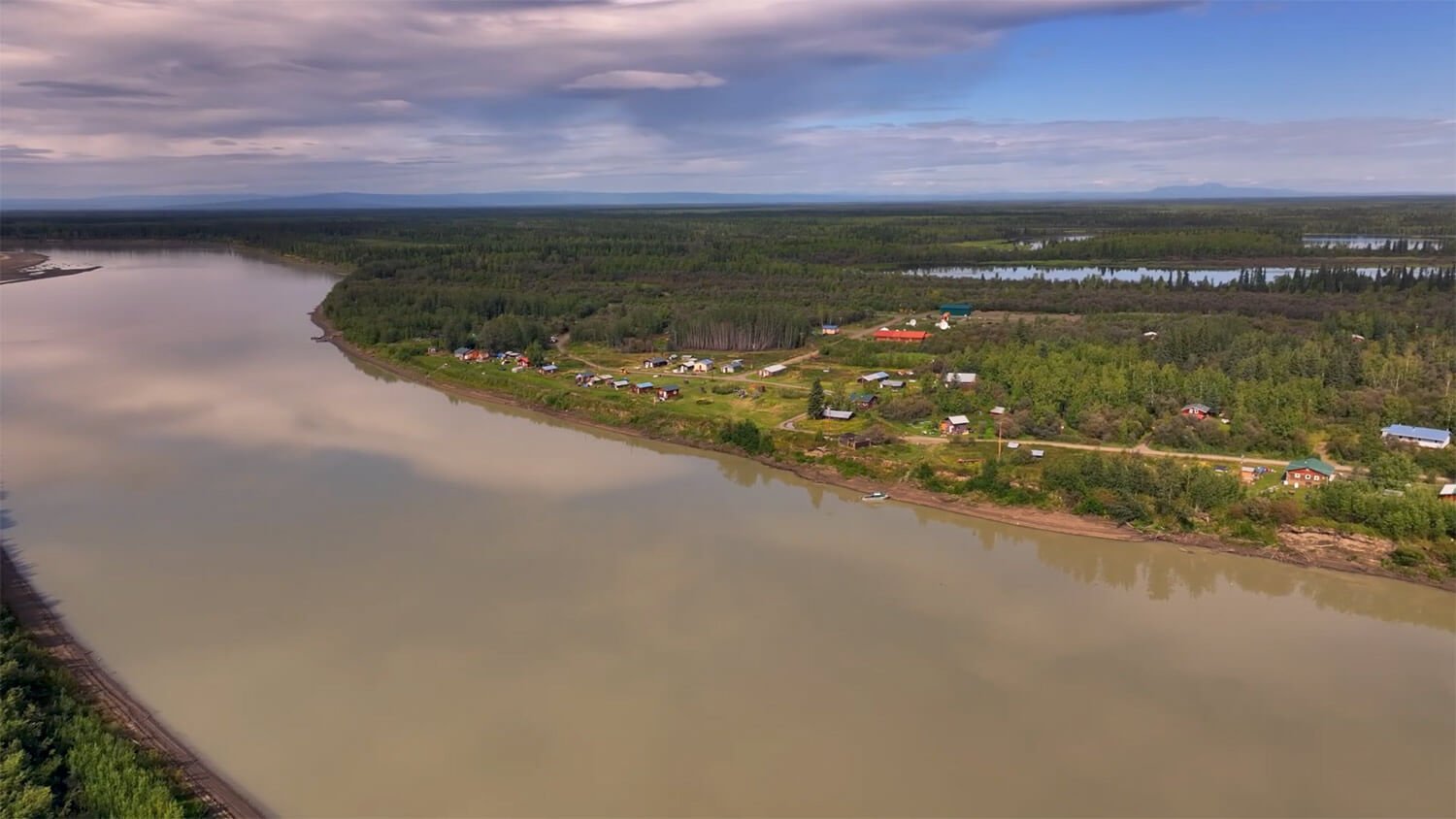 Remote village in Alaska