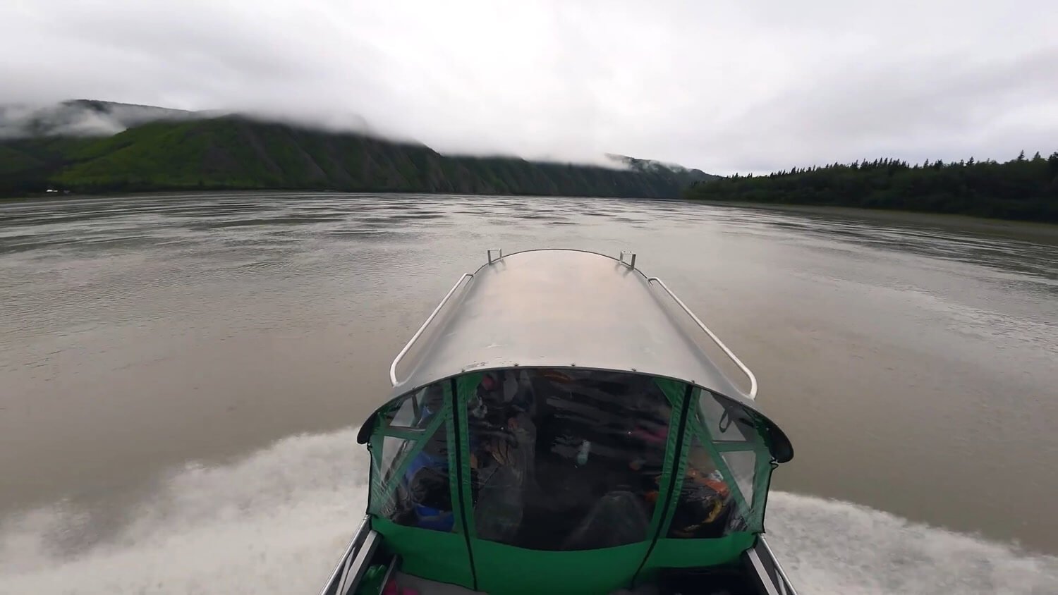 boat on the yukon